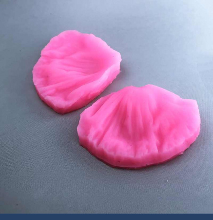 Молд силиконовый (вайнер) лепесток Пиона малый (1), комплект 2 шт (55•45 мм) 1006