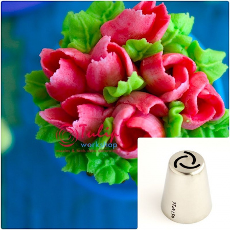 Набор 5 кондитерских насадок - Цветы №№ 24,25,26,27,28 | L размер Набор 5 кондитерских насадок - Цветы №№ 24,25,26,27,28 | L размер