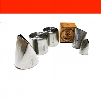 Дополнительный набор для зефирных цветов 5 шт | от Малиновки МК (насадки тюльпан XXL+ размер) Дополнительный набор для зефирных цветов 5 шт | от Малиновки МК (насадки тюльпан XXL+ размер)