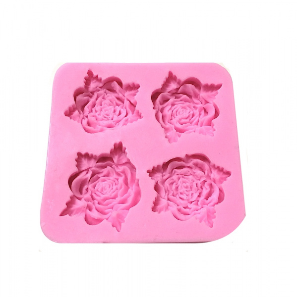 Молд силиконовый (вайнер) Бутон Розы (мини)