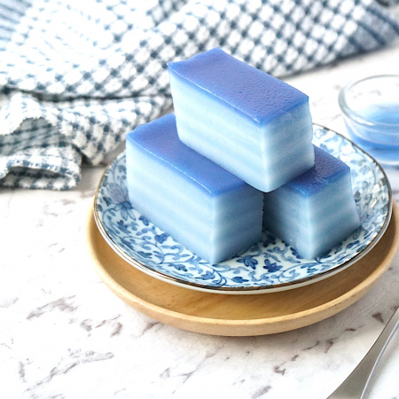 Анчан голубой матча, цветы Клитории тройчатой Анчан голубой матча, цветы Клитории тройчатой