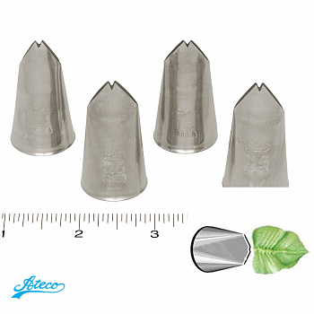 Кондитерская насадка листик №112-115 Ateco | Большой размер