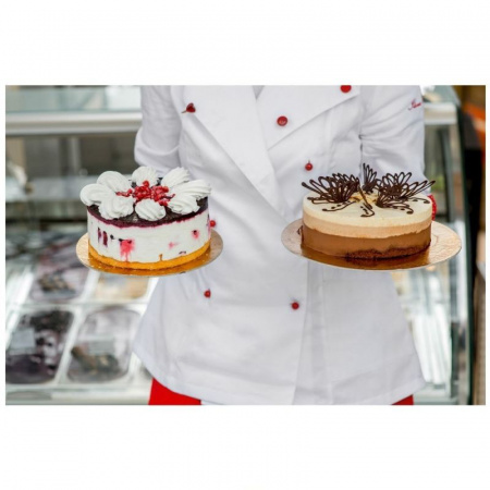 Подложка для торта усиленная Золото 2.5 мм, Ø 180 мм Подложка для торта усиленная Золото 2.5 мм, Ø 180 мм