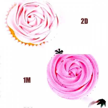 Кондитерская насадка 1M Tulip™ полузакрытая звезда, 6 лучей, Ø 7-13 мм, Korea Кондитерская насадка 1M Tulip™ полузакрытая звезда, 6 лучей, Ø 7-13 мм, Korea