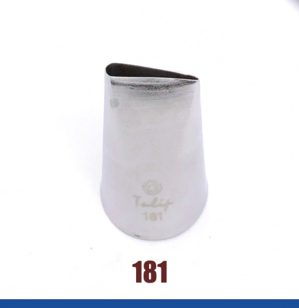 Кондитерская насадка 181(1217) Tulip, Корея, прямой лепесток с округлой прорезью 18 мм Кондитерская насадка 181(1217) Tulip, Корея, прямой лепесток с округлой прорезью 18 мм