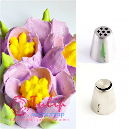 Насадка Травка №72 Большие Звёзды | L размер (Russian Grass Nozzle #72 Large Star | L size | By Tulip Workshop) Насадка Травка №72 Большие Звёзды | L размер (Russian Grass Nozzle #72 Large Star | L size | By Tulip Workshop)