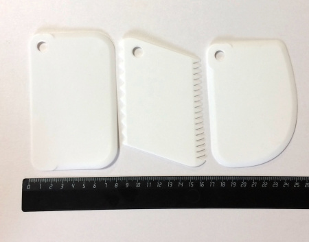 Кондитерские скребки | набор 3 шт