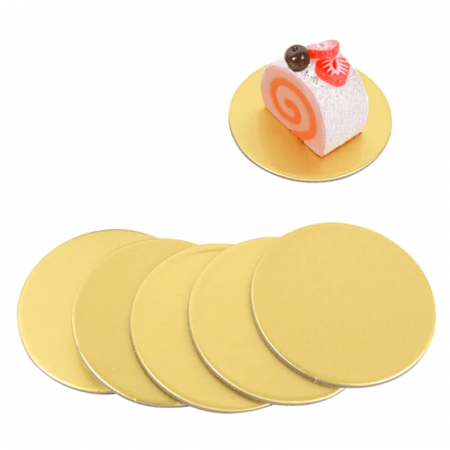 Подложка для торта Золото/Жемчуг 2х сторон. 0.8 мм, Ø 220 мм Подложка для торта Золото/Жемчуг 2х сторон. 0.8 мм, Ø 220 мм