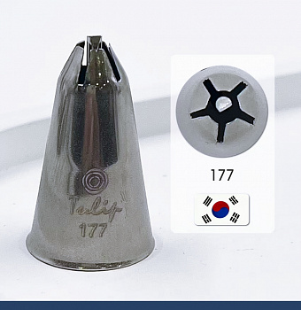 Кондитерская насадка 177 Tulip звезда закрытый центр сирень Кондитерская насадка 177 Tulip звезда закрытый центр сирень