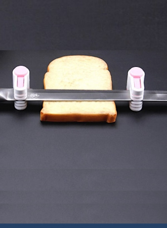 Нож 35 см крупный зуб для бисквита, торта, хлеба + 2 держателя Эксперты Кухни Нож 35 см крупный зуб для бисквита, торта, хлеба + 2 держателя Эксперты Кухни