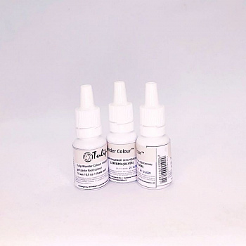 Краситель пищевой гелевый Tulip Wonder Colour | 15 мл. Серебряный Блестящий