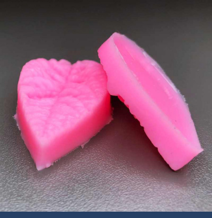 Молд силиконовый (вайнер) Лист Мини риф., комплект 2 шт (40•25 мм) е035 Молд силиконовый (вайнер) Лист Мини риф., комплект 2 шт (40•25 мм) е035