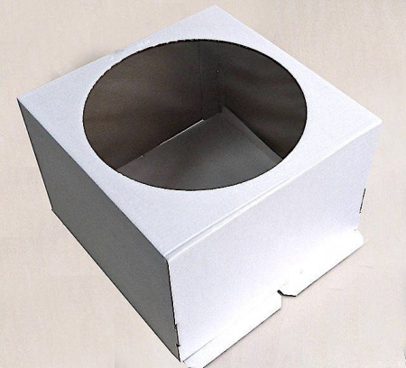 Коробка с окном для торта 42*42*29 см | упак 5-25 шт Коробка с окном для торта 42*42*29 см | упак 5-25 шт